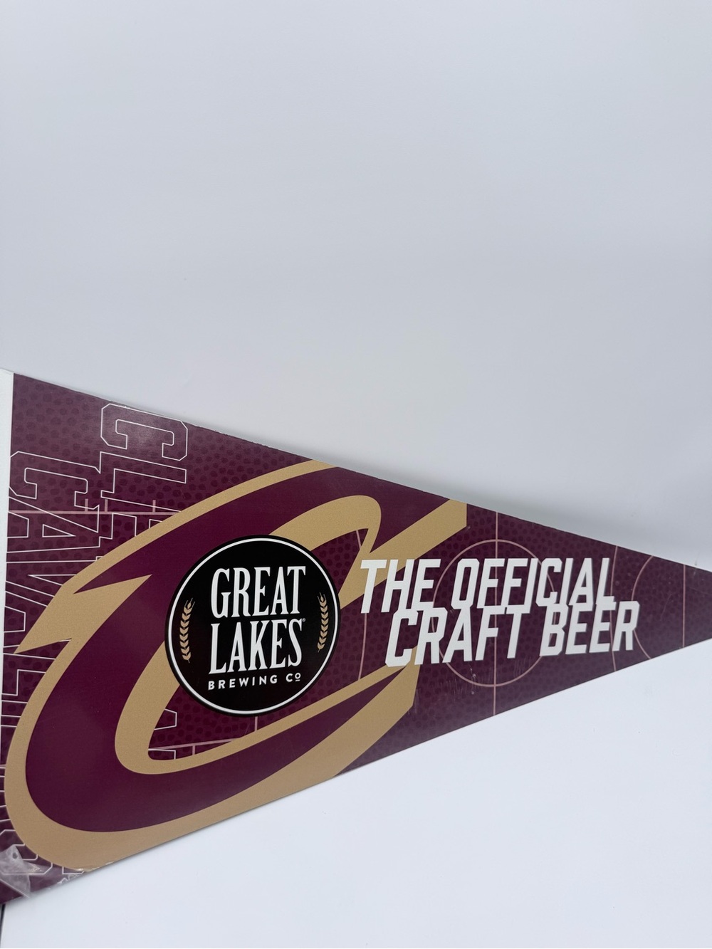 Cleveland Cavaliers Great Lakes Brewing Co. NBA Fan Decor Metal Sign 32” Pendant